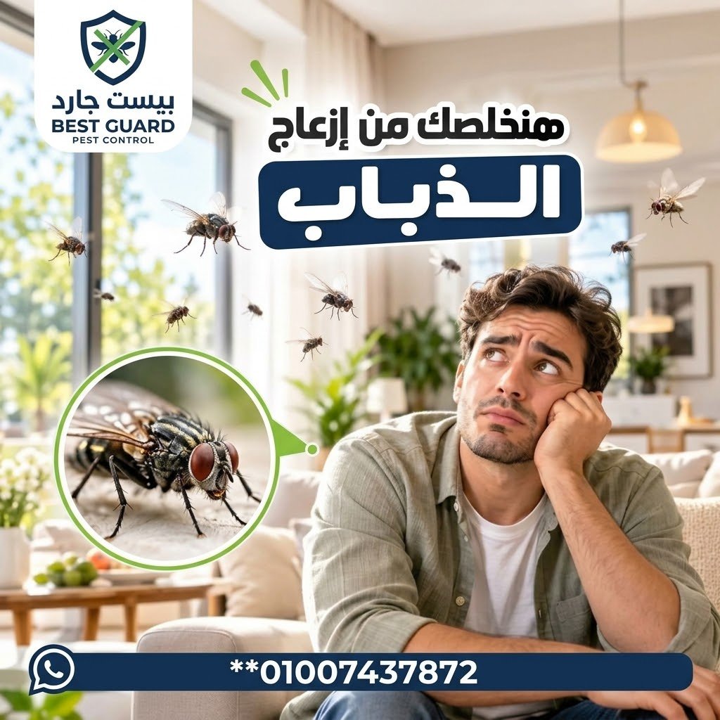 مكافحة الذباب والناموس في مزارع الدقهلية